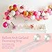 Coogam Balloon Decorating Strip Kit for Arch Garland 32Ft Balloon Tape Strip, 2 Pcs Tying Tool, 200 Dot Glue, 20 Ballon Flower Clip for Party Wedding Birthday Xmas Baby Shower DIY (Upgrad Version)