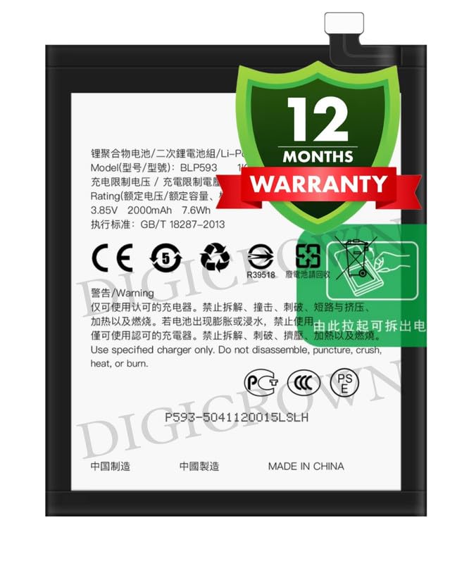 Image of Original BLP593 Battery Compatible for Oppo Neo 5 (2015) (R1201) | Oppo Neo 5s | Oppo A31 (2015) - (2000mAh) - 1 Year Warranty DF7 - Not Compatible for Oppo Neo 5 (2014)