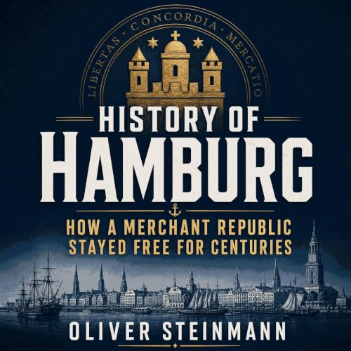 Diseño de la portada del título History of Hamburg: How a Merchant Republic Stayed Free for Centuries