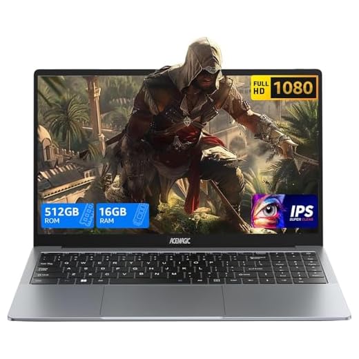 ACEMAGIC PC Portatile Gaming con In-tel Alder Lake N97 (Fino a 3.6Ghz) Gaming Notebook,16GB DDR4 RAM 512GB SSD,WiFi,BT5.0,Type_C, USB3.2,HDMI,Computer Laptop - Versione 2.0