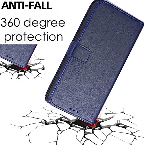 Image of SHINESTAR Nokia G42 5G Flip Back Cover | PU Leather Flip Cover Wallet Case with TPU Silicone Case Back Cover for Nokia G42 5G - Ultimate Blue