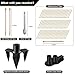 75PCS Squeaky Wood Floor Repair Kit,Floor Squeak Elimination Kit,Creaky Floor Fix Screws Repair Kit with 5 Tools and 70 Screws Floor Squeak Stopper to Eliminate Squeaks Under Floor