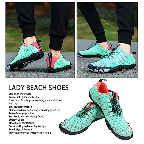 Sapatos de água Femininos, Sapatos de Escalada Femininos Elásticos Respiráveis ​​Sapatos Esportivos