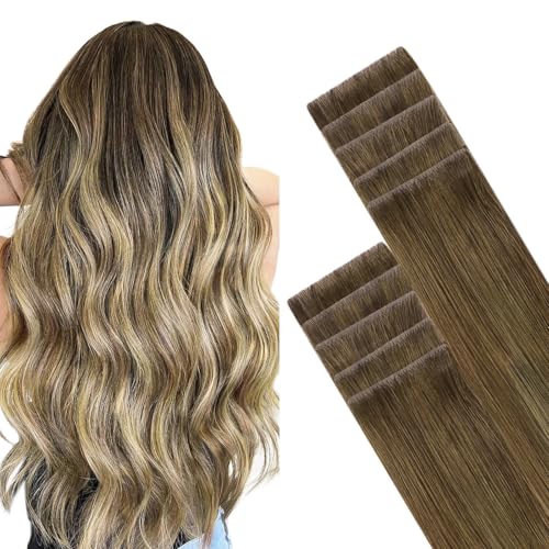 GOO GOO Invisi Edge Tape in Hair Extensions Human Hair,