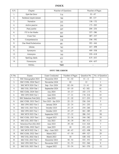 Image of SSC English 7600+ Chapter-wise MCQs with Detailed Explanations | 7th Edition | English Medium