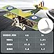 HANGOU Militärische Modellflugzeug 1:72 Französischer Spaten XIII Doppeldecker Flugzeug Modelle Metallflugzeugmodell Druckguss Flugzeugmodell zum Sammeln oder Verschenken