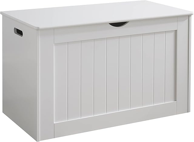 House & Homestyle White Shaker Design Blanket Storage Box H45cm x W76cm x D40cm
