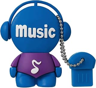 USB Flash Drives , 8GB / 16GB / 32GB / 64GB Waterproof Novelty Silicone USB 2.0 USB Flash Memory Stick Data Storage Pendrive Thumb Drives (32GB, Music)