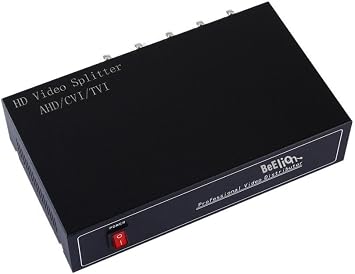 8Way BNC Coaxl TV CCTV DVR Composite Video 1 in to 8 Out Ports Switch Splitter Amplifier Box, AHD/CVI/TVI Camera