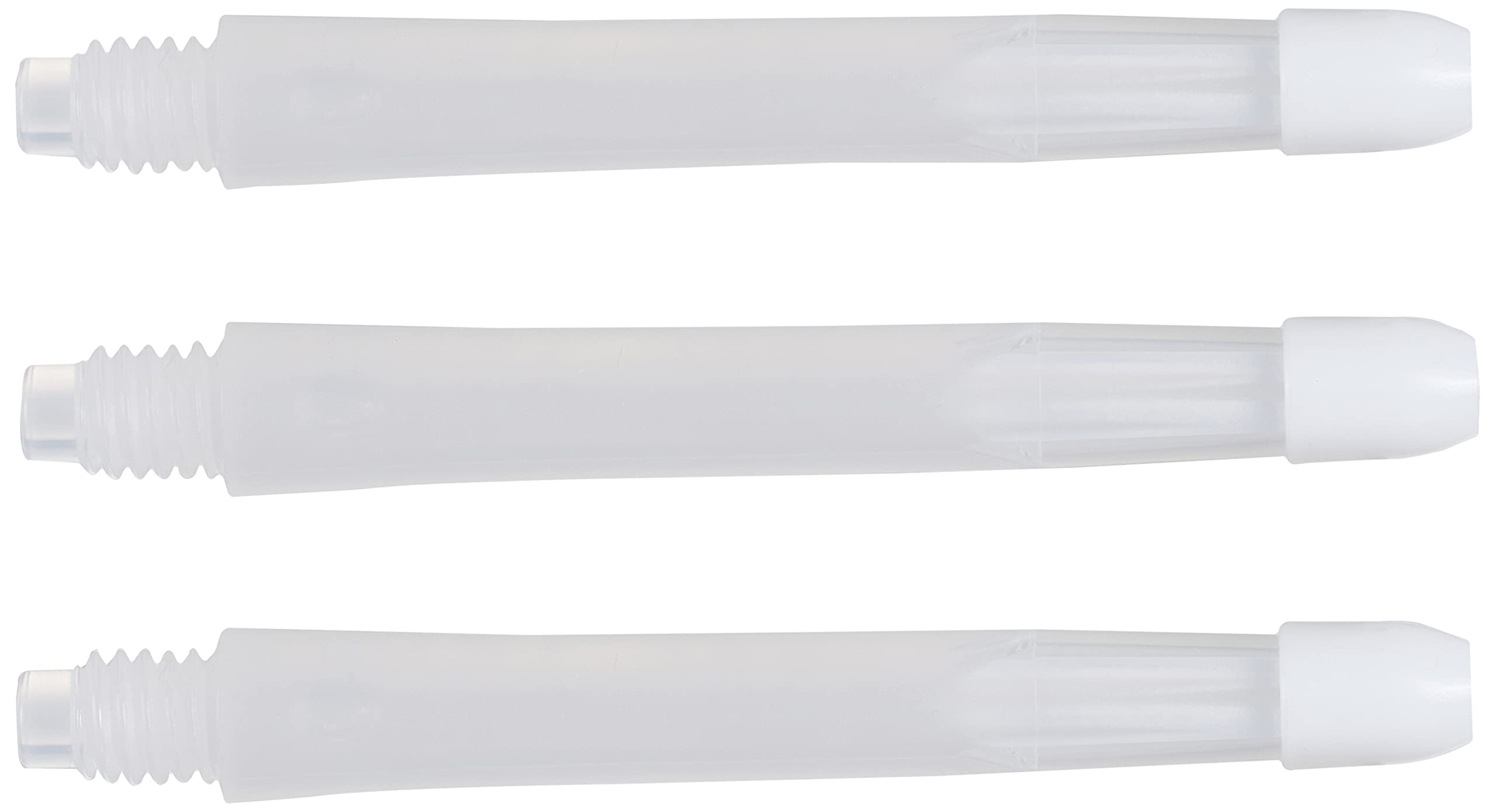 LSTYLE Dart Shafts | Milky White | Medium 260 | 1 Set (3 Shafts) | for Soft Tip & Steel Tip Darts