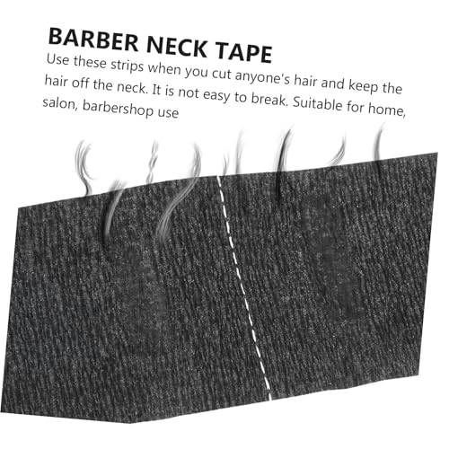 Bandes de protection cou papier noir coiffeur barbier taille standard - 3