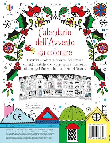 Calendario Dell'avvento Da Colorare - 2