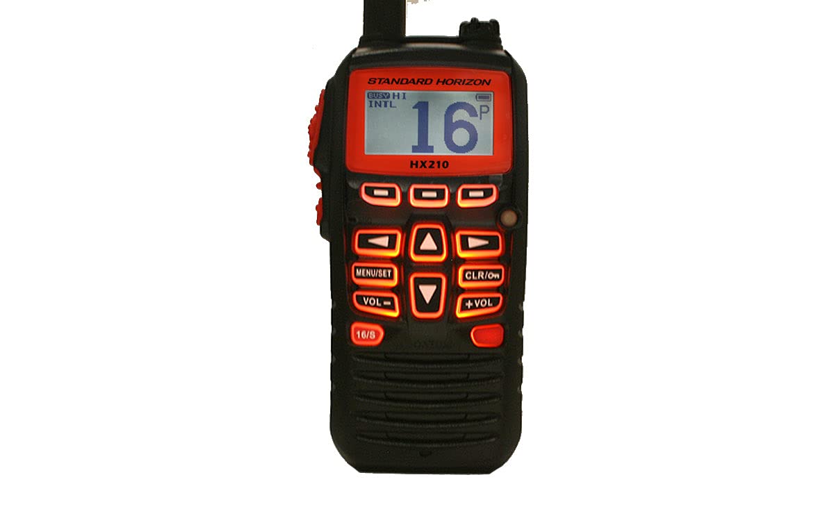 Standard Horizon HX210E - Radio bidireccional Negra - entusiastas del Aire Libre