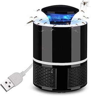 Usb electronic mosquito trap lamp fly repellent uv radiation photocatalyst insect killer