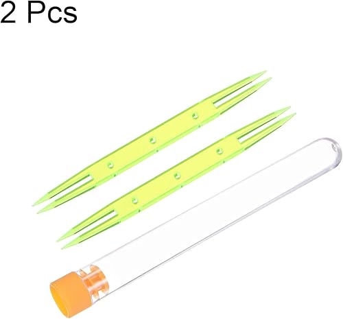 Miniatura 3 de HARFINGTON Lanzadera de tejer para tejer 2 unidades, 3.346 x 0.268 x 0.110 in, lanzaderas de plástico, para hacer encaje, bricolaje, manualidades