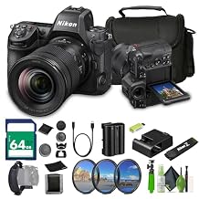 Nikon Z8 Mirrorless Camera with 24-120mm f/4 Lens + Soft Case + Memory Card Wallet + 64GB Memory Card + Card Reader + Hand Strap + 3 Piece Filter Kit + 12 Inch Flex Tripod + More
