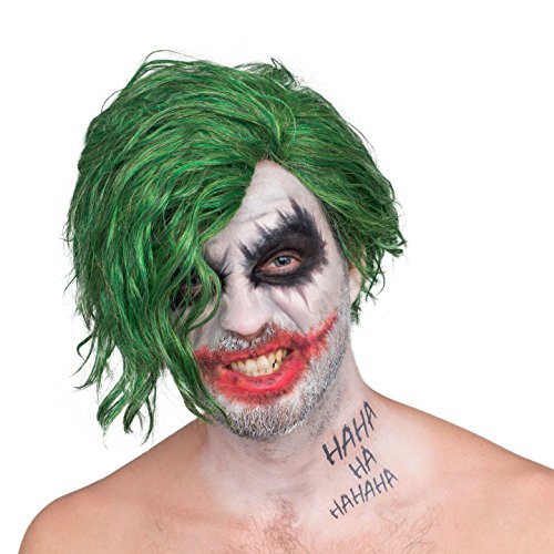 Costume Agent Adult Unisex Killing Joke Comic Book Villain Green Deluxe Wig Halloween Accessory