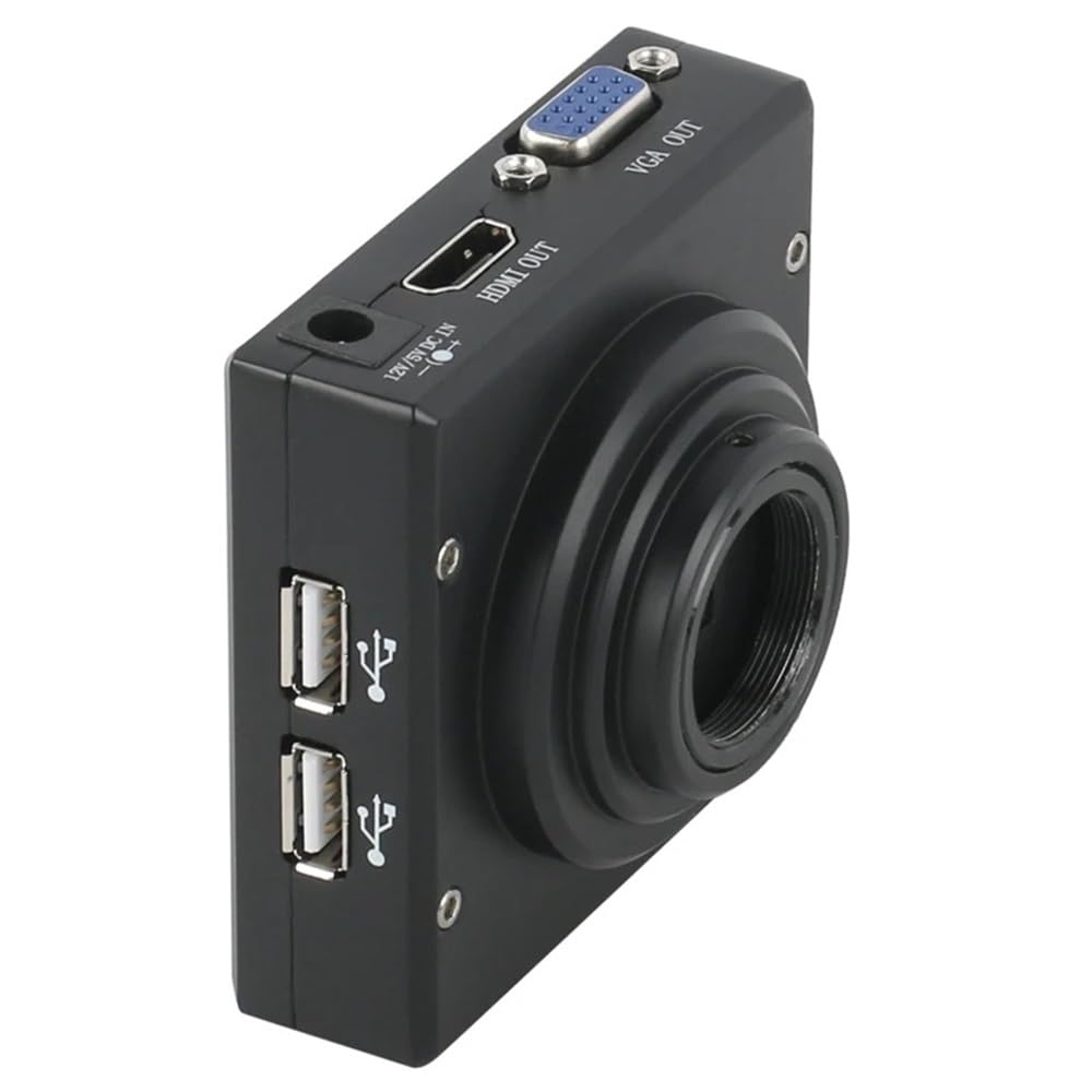 Kit De Accesorios para Microscopio 1080P HD Vga, Cámara De Video Digital Industrial para Medición, Almacenamiento En Disco U para Reloj, Teléfono, Joyería, PCB,3.5X-180X