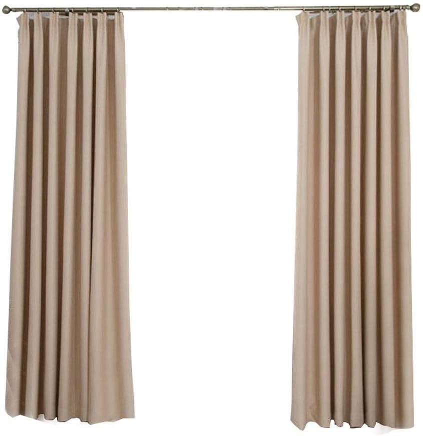 Blackout Curtain Blended Panels Thicken for Living Room Bedroom-200X270CMx1-C (E 200X270CMx1)