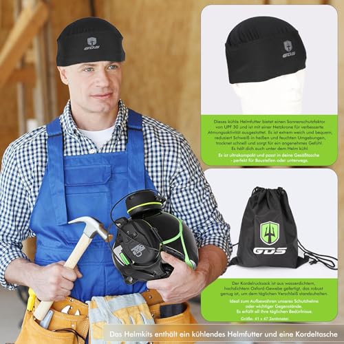 Casco de seguridad industrial con Bluetooth, visera y orejeras activas GREEN DEVIL 6