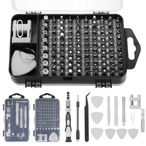 115 in 1 Precision Screwdriver Set, Magnetic Screwdriver Bit Sets, Hand Tools, Glasses Repair Kit, As Dad Birthday Gifts for Mens Dad Gifts, Anniversary for Him, Fathers Day Giftss, Gadgets for Men