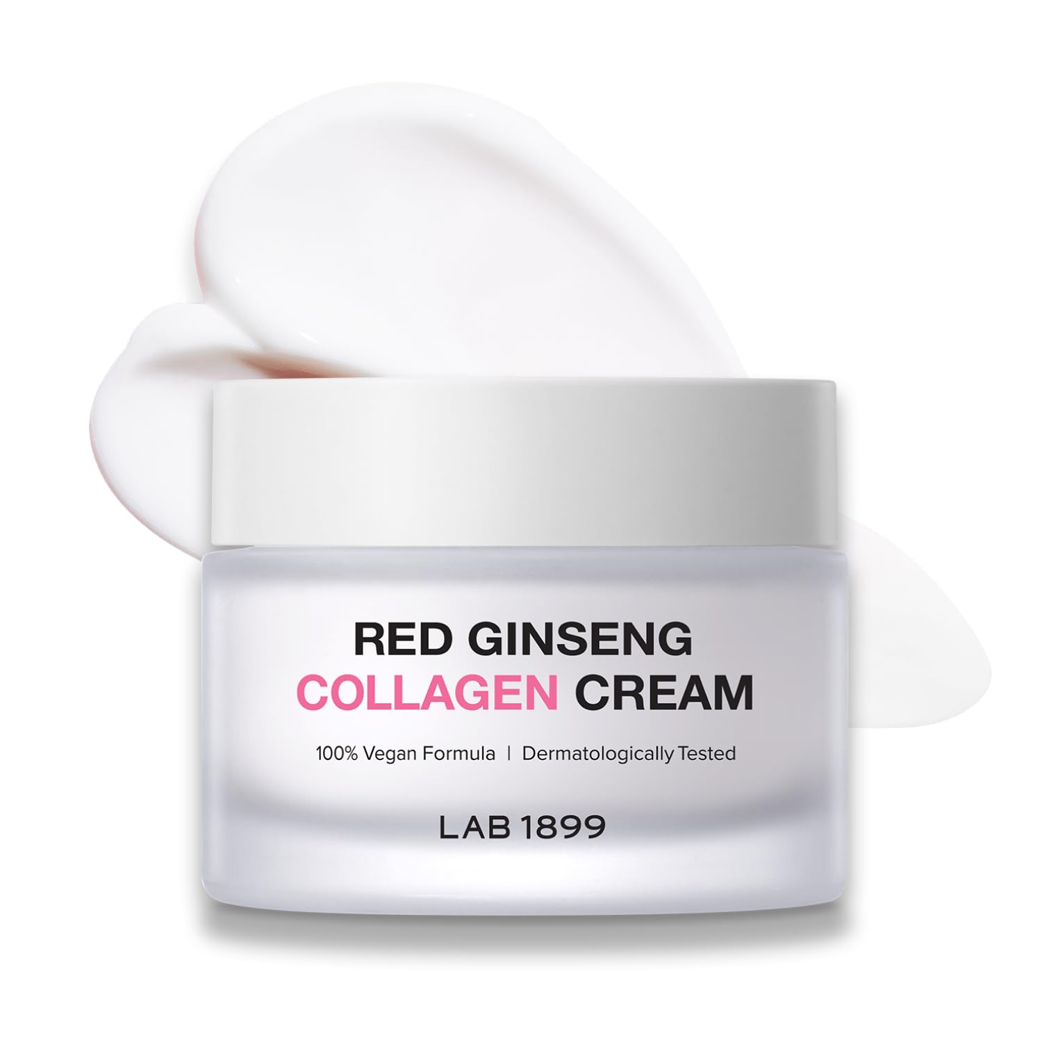 Donginbi LAB 1899 Red Ginseng Collagen Cream - Vegan Firming Cream for Loose Skin, Face Moisturizer for Dry Skin, Korean Red Ginseng, Korean Skin Care Gifts for Women, 1.69 floz