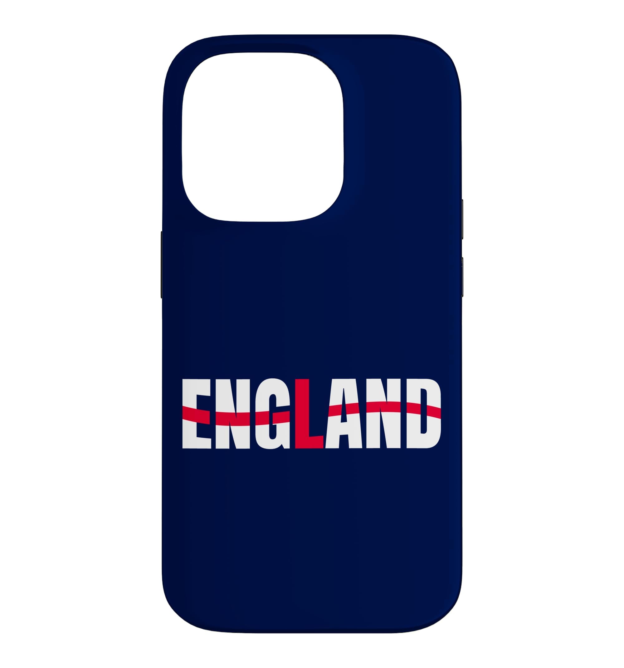 England Flag Text World Cup Football Case for iPhone 14 Pro