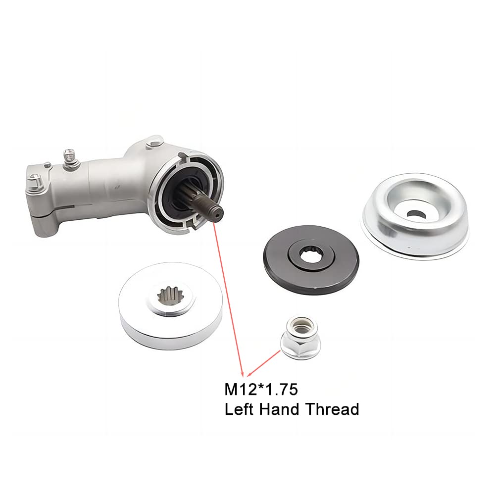 Cabezal de Engranaje Apto for desbrozadora Husqvan 143RII 236R 243R 243RJ 253R 253RJ 543RS 553RS
