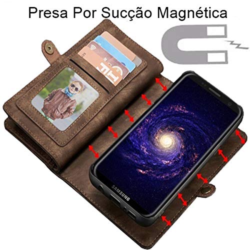 Capa Carteira Iphone 11 Tela 6.1 Cartões Cover Vintage Wallet