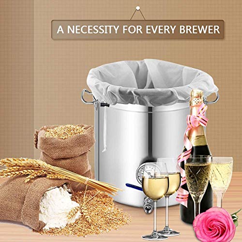 Brew Bag, 2 Pack Extra Large (26" X 22") Straining Bag,Reusable Cold Brew Bags Fine Mesh Bag For Fruit Cider Apple Grape Wine Press Drawstring Straining Brew In A Bag #TOP4