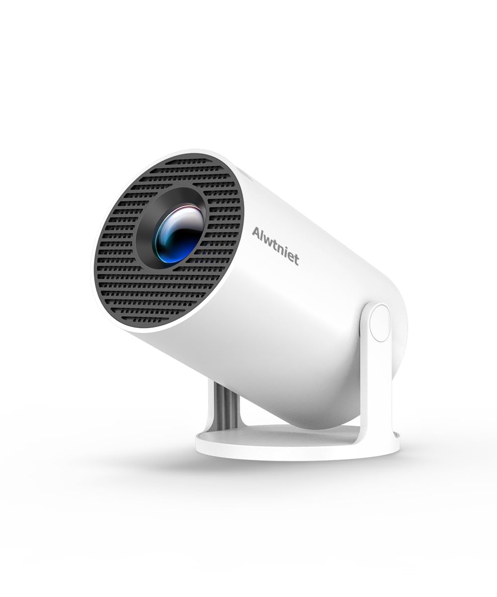 2025 Upgrade Proyector 4k 1080P Full HD Soporte, Mini Proyector Portátil con Android 11, 200ANSI 8000 Lumens, Videoproyectors WiFi 6 BT 5.0, Cine Projector 180 °Se Puede Girar para TV Stick