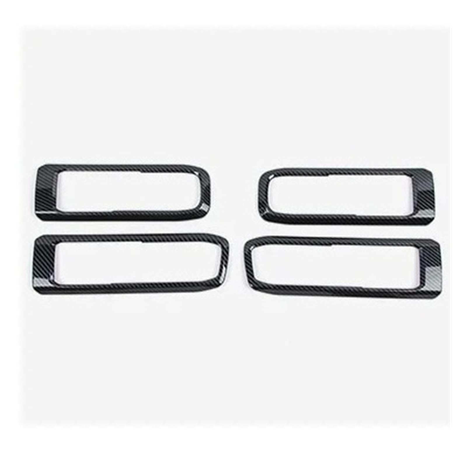 TOWBEBER for Ford Explorer 2021 2022 ABS Carbon Fiber Window Switch Cover Trim Gear Shift Panel Sticker Styling Auto Styling Accessories(Inner dooor Handle)