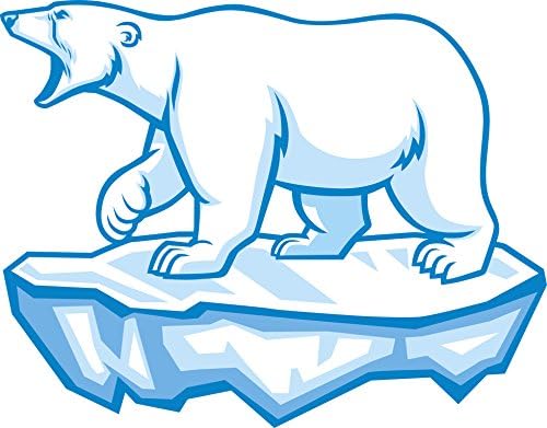 pics Animado Oso Polar Dibujo rugiendo oso polar en hielo dibujos