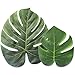 Purture Tropical Palm Leaves Simulation Leaf Artificial Tropical Green Plant Leaves 13 Inch and 8 Inch combination leaves for Hawaiian Luau Party Decoration Shipping by FBA (20 Pieces)