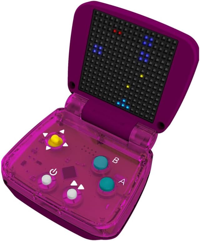 BANDAI TAPTAP Arcade FC34812 Multicolour- Palm Size Electronic Game Device - Retro Recreational Machine, Includes 10 Fun Video Games, Gift for Ages 5+
