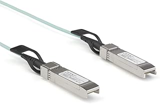 StarTech.com Dell EMC AOC-SFP-10G-2M Compatible 2m/6.5ft 10G SFP+ to SFP+ AOC Cable - 10GbE SFP+ Active Optical Fiber - 10Gbps SFP Plus/Mini GBIC/Transceiver Module Cable - Z9100 (AOCSFP10G2ME)