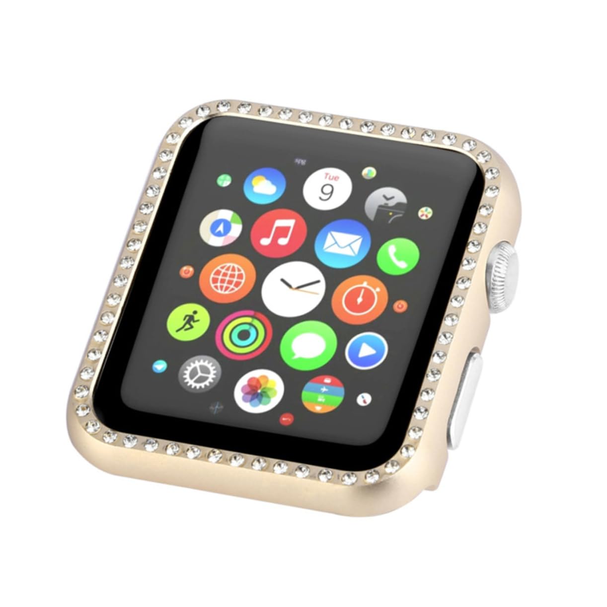 OSALADI 3pièces Coque De avec Strass pour Montre Connectée Bumper Résistant Aux Chocs Compatible avec Série