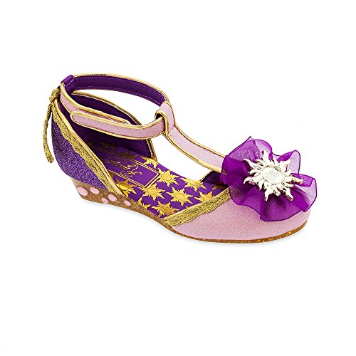 Disney Rapunzel Costume Shoes for Girls Size 11/12 YTH Purple