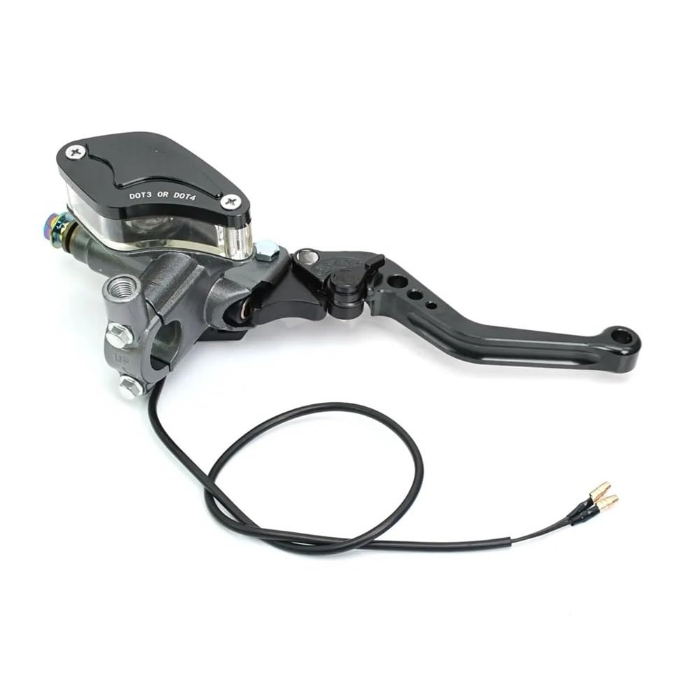 Mlioju Right Black Motorcycle Clutch Lever Motorcycle Hydraulic Brake Clutch Lever Pump Front Master Cylinder For Motocross Dirt Pit Bike Atv Quad Moped Buggy Go Kart