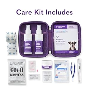   MySimplePetLab-Dog-First-Aid-Kit-First-Aid-Dog-Travel-Accessories-Dog-Medical-Kit-Dog-Essentials-Mini-First-Aid-for-Wounds-Cuts-or-Minor-Injuries