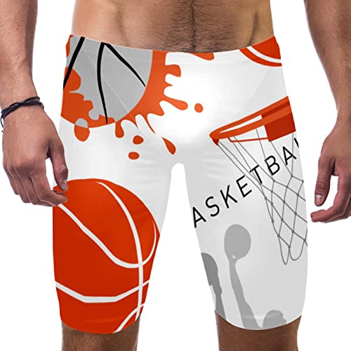 Traje de baño jammer activo para el entrenamiento de baloncesto y natación de hombres