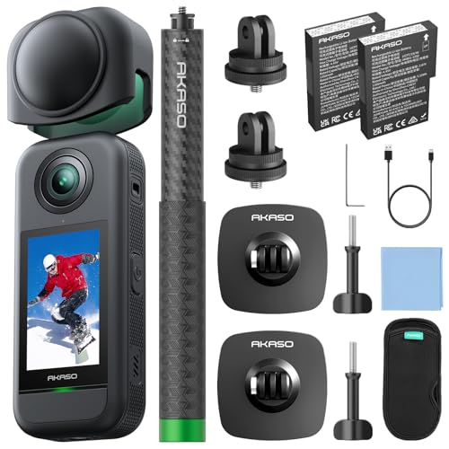 Amazon | AKASO 360 ウィンターセット 360度カメラ アクションカメラ