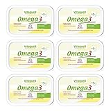 margarine ohne palmöl  Vitaquell Omega 3 Pflanzen-Margarine (6 x 250 g) mit essentiellen Fettsäuren und DHA