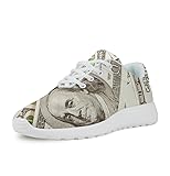 Money Shoes for Women Men Trail Running Casual Fashion Sneakers Slip-on Tennis Shoes