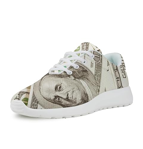 Money Shoes for Women Men Trail Running Casual Fashion Sneakers Slip-on Tennis Shoes