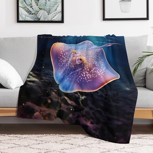 Manta de forro polar estampada de 150x200 cm para cama y sofá 3