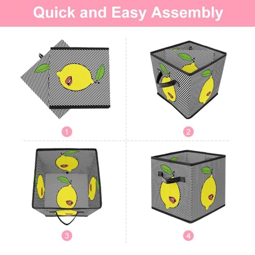 Solution de rangement pour jouets et linge avec ce cube en tissu - 6