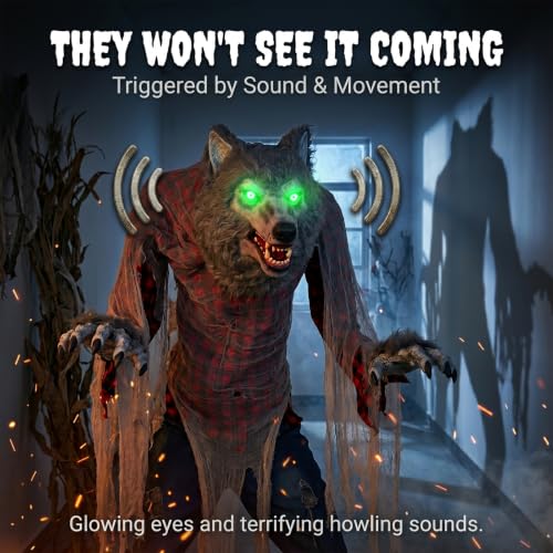 9.5 ft Animated Immortal Werewolf product image