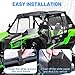 StarknightMT Upgraded Soft Upper Doors Compatible with 2026 2025 2024 2023 2022 2021 2020 Kawasaki Teryx KRX 1000,Soft Cab Doors Top Enclosure-Replace 99994-1298 Accessories