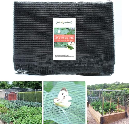 Heavy Duty Soft Flexible Butterfly Brassica Crop Protection Netting Insect Garden Mesh 5mm x 7m - Many (Soft Butterfly Protection Netting 3m x 6m)